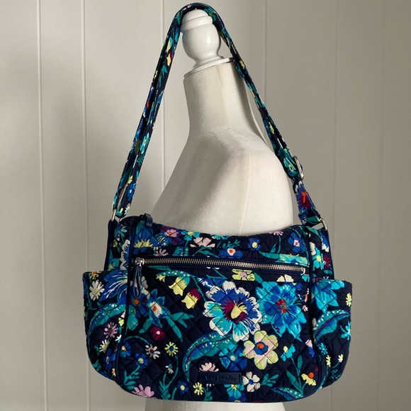 Vera Bradley Handbags - Vera Bradley Moonlight Garden On The Go Crossbody Handbag Floral Pattern Women’s